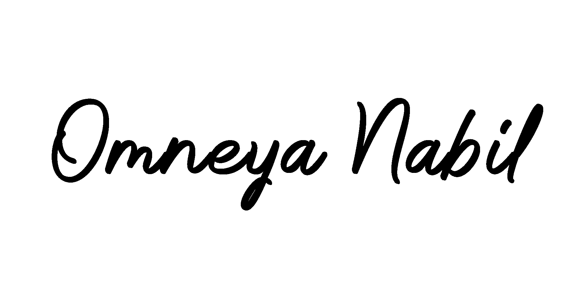 Omneya Nabil Logo - Black 2