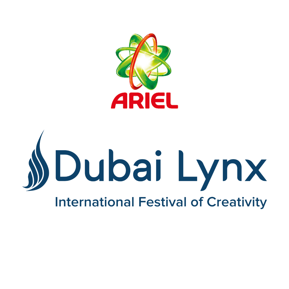 Logos of Ariel and Dubai Lynx